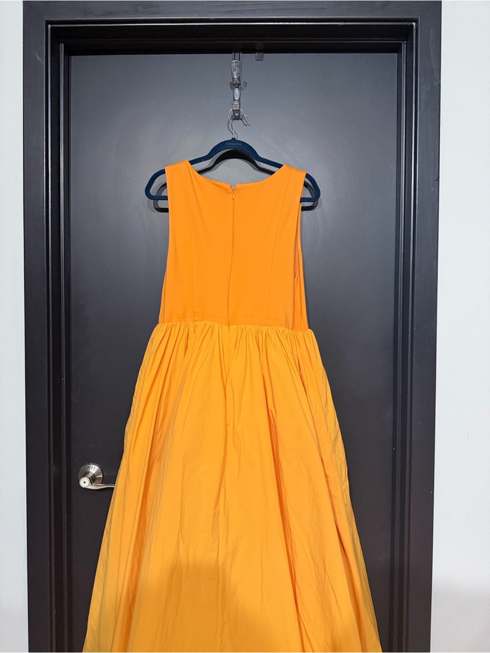 Anthropologie Vibrant Orange Maxi Dress - Picture 8 of 9